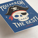 "Arrgh" - Classroom Valentines in Navy by Kiersten Garner - Detail