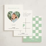 "Let's Hang" - Classroom Valentines in Mint by Lauren Jinhee - Back of Card Options