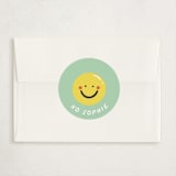 "Let's Hang" - Classroom Valentines in Mint by Lauren Jinhee - Matching Custom Sticker