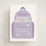 "Trusty Side Zip" - Classroom Valentines in Lavender by Hudson meet Rose - Front