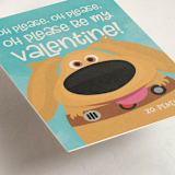 "Disney Pixar Up Valentine Dug" - Classroom Valentines in Sky by Shannon Kohn - Detail
