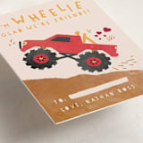 "wheelie truck" - Classroom Valentines in Berry by Kanika Mathur - Detail