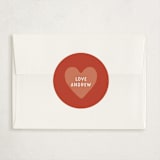 "Crayon Box" - Classroom Valentines in Lemondrop by Michelle Taylor - Matching Custom Sticker