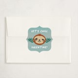 "Hanging Out" - Classroom Valentines in Eucalyptus by Jennifer Lew - Matching Custom Sticker