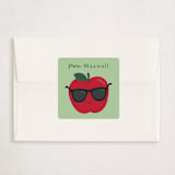 "Awesome Applesauce" - Classroom Valentines in Granny Smith by Kacey Kendrick Wagner - Matching Custom Sticker