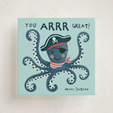 "Pirate Valentine" - Classroom Valentines in Ocean by Alice Nelen - Front