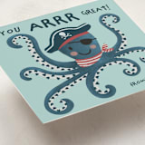 "Pirate Valentine" - Classroom Valentines in Ocean by Alice Nelen - Detail