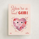 "Gemstone" - Classroom Valentines in Ruby by Hannah Williams - Front