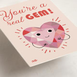 "Gemstone" - Classroom Valentines in Ruby by Hannah Williams - Detail