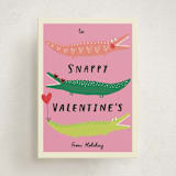 "snappy Valentines" - Classroom Valentines in Blush by Katt Jones - Front