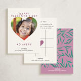 "Pandastic" - Classroom Valentines in Lilac by Joanna Griffin - Back of Card Options