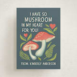 "So Mushroom" - Classroom Valentines in Graphite by Stellax Creative - Front