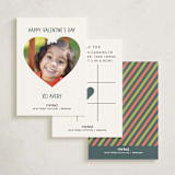 "So Mushroom" - Classroom Valentines in Graphite by Stellax Creative - Back of Card Options
