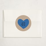 "I Like You A Bot" - Classroom Valentines in Blueberry by Jen Owens - Matching Custom Sticker