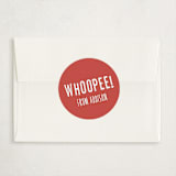 "Whoopee!" - Classroom Valentines in Tomato by Chelsey Scott - Matching Custom Sticker