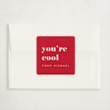 "We Do This Every Year" - Classroom Valentines in Crimson by Amy Payne - Matching Custom Sticker