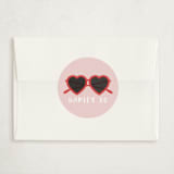 "Brighten" - Classroom Valentines in Tomato by Hudson meet Rose - Matching Custom Sticker