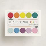 "You make the world colorful" - Classroom Valentines in Gumdrops by Hudson meet Rose - Front