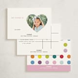 "You make the world colorful" - Classroom Valentines in Gumdrops by Hudson meet Rose - Back of Card Options