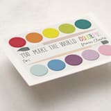 "You make the world colorful" - Classroom Valentines in Gumdrops by Hudson meet Rose - Detail