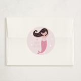 "mer-mazing" - Classroom Valentines in Strawberry by Angela Thompson - Matching Custom Sticker