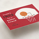 "Basketball Swish" - Classroom Valentines in Cardinal by Kacey Kendrick Wagner - Detail