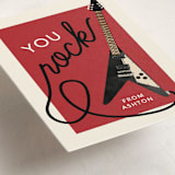 "You Rock!" - Classroom Valentines in Onyx by Calee A.H. Cecconi - Detail
