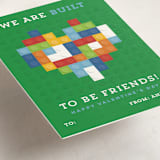 "Built to be friends" - Classroom Valentines in Grass by Michelle Taylor - Detail