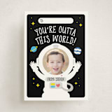 "Outta This World" - Classroom Valentines in Onyx by Darryl Don Doctor - Front