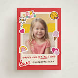 "stickers" - Classroom Valentines in Cherry by Jennifer Lew - Front