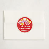 "stickers" - Classroom Valentines in Cherry by Jennifer Lew - Matching Custom Sticker