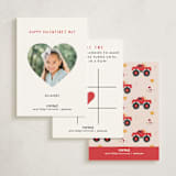 "wheelie truck" - Classroom Valentines in Berry by Kanika Mathur - Back of Card Options