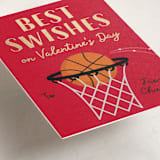 "Best Swishes" - Classroom Valentines in Cherry by Erica Krystek - Detail