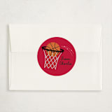 "Best Swishes" - Classroom Valentines in Cherry by Erica Krystek - Matching Custom Sticker