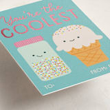 "Coolest" - Classroom Valentines in Bluebell by Annie Holmquist - Detail