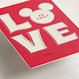 "Disney's Mickey Mouse Big Love" - Classroom Valentines in Cherry by Baumbirdy - Detail