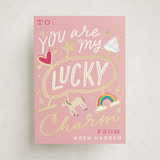 "Lucky Charm" - Classroom Valentines in Carnation by Alethea and Ruth - Front