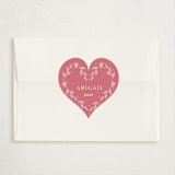"Pressed Heart" - Classroom Valentines in Cotton Candy by Oma N. Ramkhelawan - Matching Custom Sticker