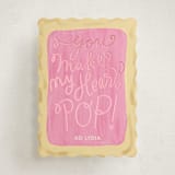 "Pop Tart" - Classroom Valentines in Pop Tart by Baumbirdy - Front