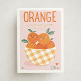 "Orange you glad" - Classroom Valentines in Blush by Karidy Walker - Front