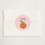 "Orange you glad" - Classroom Valentines in Blush by Karidy Walker - Matching Custom Sticker