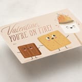 "ON FIRE" - Classroom Valentines in Linen by Karidy Walker - Detail