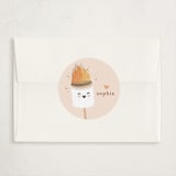 "ON FIRE" - Classroom Valentines in Linen by Karidy Walker - Matching Custom Sticker