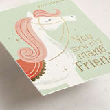 "Mane Friend" - Classroom Valentines in Mint by Kiersten Garner - Detail