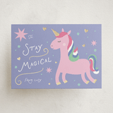 "Stay Magical" - Classroom Valentines in Lavender by Kelly Watkins - Front