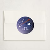 "Magic Wand" - Classroom Valentines in Navy by Alethea and Ruth - Matching Custom Sticker