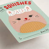 "Hugs & Squishes" - Classroom Valentines in Mint by Erica Krystek - Detail
