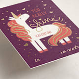 "Unicorn Shine" - Classroom Valentines in Tangerine by JeAnna Casper - Detail
