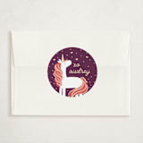 "Unicorn Shine" - Classroom Valentines in Tangerine by JeAnna Casper - Matching Custom Sticker