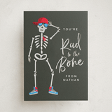 "Rad to the Bone" - Classroom Valentines in Crimson by Joanna Griffin - Front